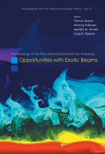 Opportunities With Exotic Beams Proceedings Of The Third Anlmsujinaint Ria Workshop Argonne National Laboratory Usa 47 April 2006 Thomas Duguet