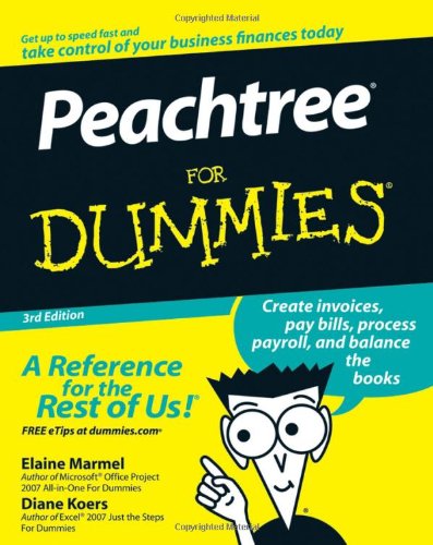 Peachtree For Dummies 3rd Ed Elaine Marmel Diane Koers