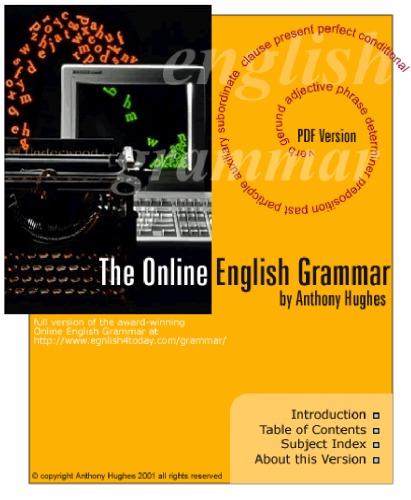 The Online English Grammar English Today Ebook Version Anthony Hughes