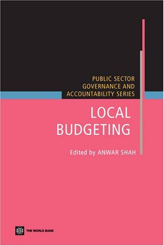 Local Budgeting Illustrated Edition Anwar Shah Anwar Shah