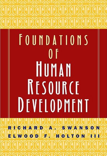Foundations Of Human Resource Development 1st Edition Richard A Swanson