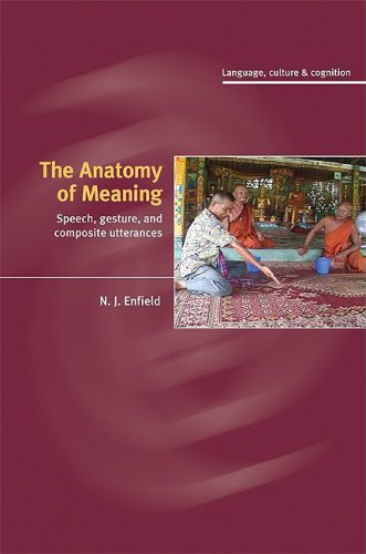 The Anatomy Of Meaning Speech Gesture And Composite Utterances 1st Edition N J Enfield
