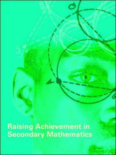 Raising Achievement In Secondary Mathematics 1st Edition Anne Watson