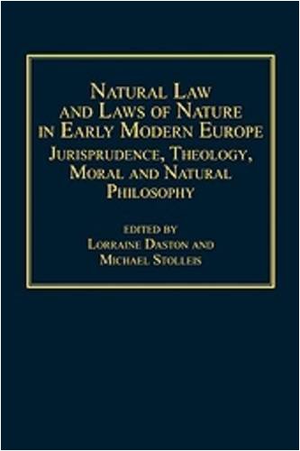 Natural Law And Laws Of Nature In Early Modern Europe Lorraine Daston