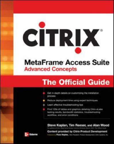 Citrix Metaframe Access Suite Advanced Concepts 1st Edition Steve Kaplan