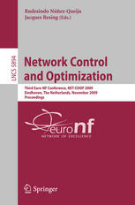 Network Control And Optimization Third Euronf Conference Netcoop 2009 Eindhoven The Netherlands November 2325 2009 Proceedings 1st Edition Carl Graham