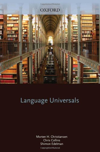 Language Universals 1st Edition Morten H Christiansen Christopher Collins