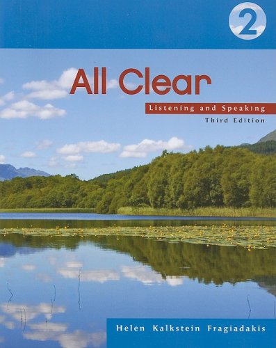 All Clear Listening And Speaking 3rd Edition Helen Kalkstein Fragiadakis