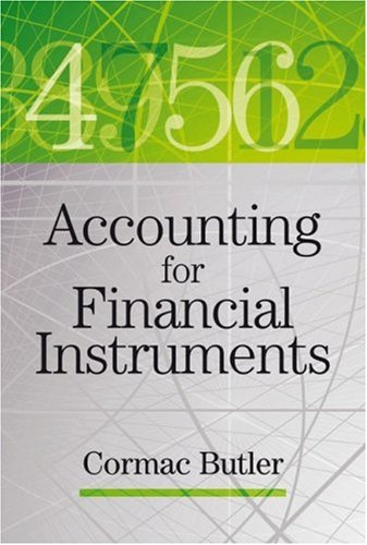 Accounting For Financial Instruments Cormac Butler