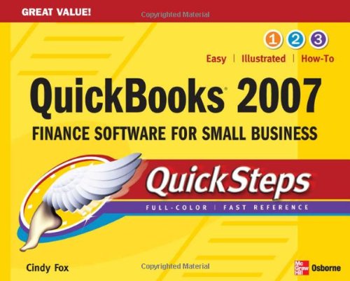 Quickbooks 2007 Quicksteps 1st Edition Cindy Fox
