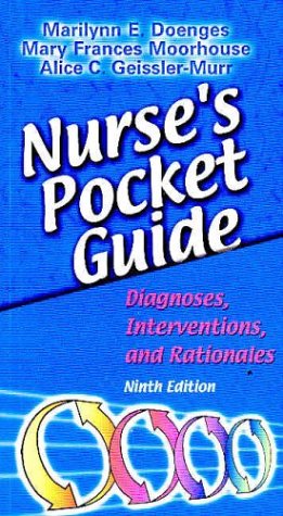 Nurses Pocket Guide Diagnoses Interventions And Rationales 9th Marilynn E Doenges
