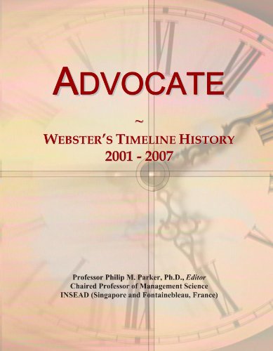 Advocate Websters Timeline History 2001 2007 Icon Group International
