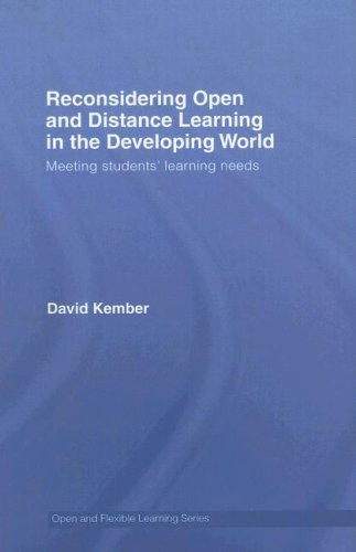 Reconsidering Open And Distance Learning In The Developing World Meeting Students Learning Needs 1st Edition David Kember