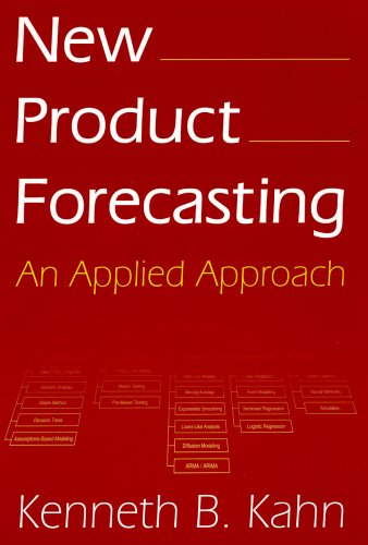 New Product Forecasting An Applied Approach Kenneth B Kahn