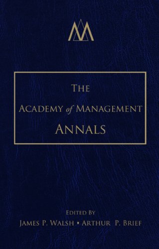 The Academy Of Management Annals