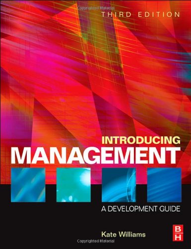 Introducing Management A Development Guide 3rd Edition Kate Williams