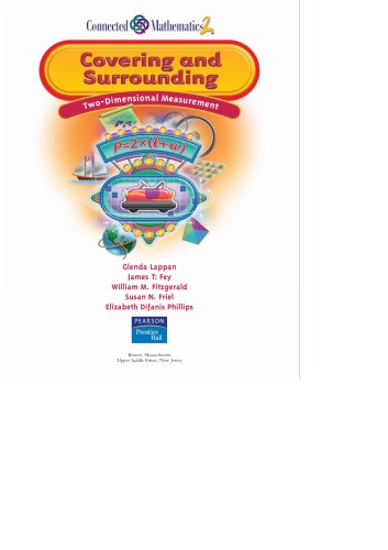 Covering And Surrounding Twodimensional Measurement Teachers Guide Connected Mathematics