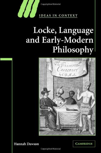 Locke Language And Earlymodern Philosophy 1st Edition Hannah Dawson