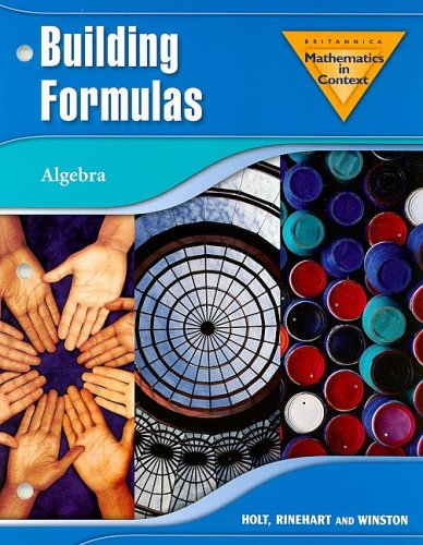 Mathematics In Context Building Formulas Algebra Encycbrita