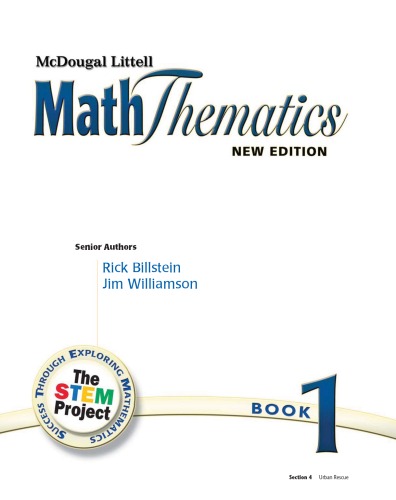 Mathematics Book 1 Holt Mcdougal