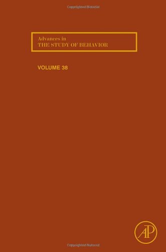 Advances In The Study Of Behavior Vol 38 1st H Jane Brockmann