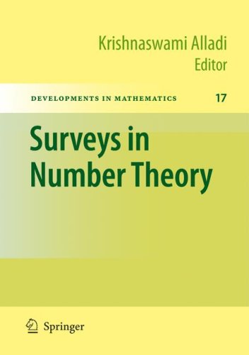 Surveys In Number Theory 1st Edition George E Andrews Auth