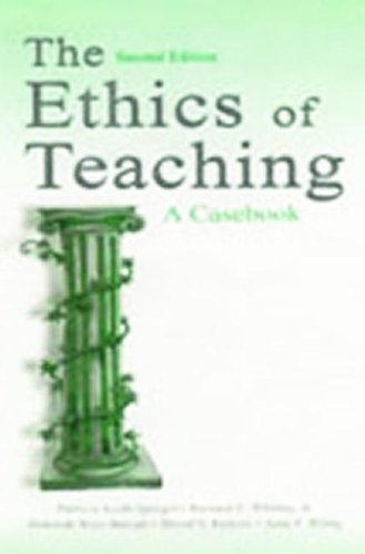 The Ethics Of Teaching A Casebook 2nd Edition Patricia Keithspiegel