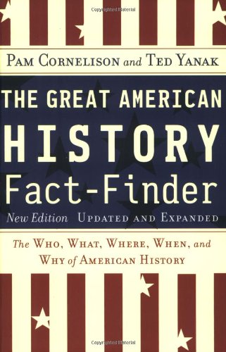 The Great American History Factfinder The Who What Where When And Why Of American History Updated Expanded Edition Revised Pam Cornelison