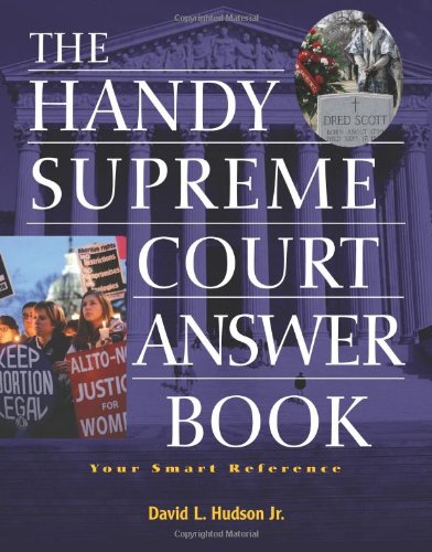 The Handy Supreme Court Answer Book David L Hudson