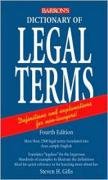Barrons Dictionary Of Legal Terms 4th Edition Steven H Gifis