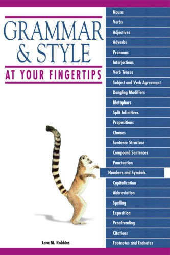 Grammar And Style At Your Fingertips Lara M Robbins
