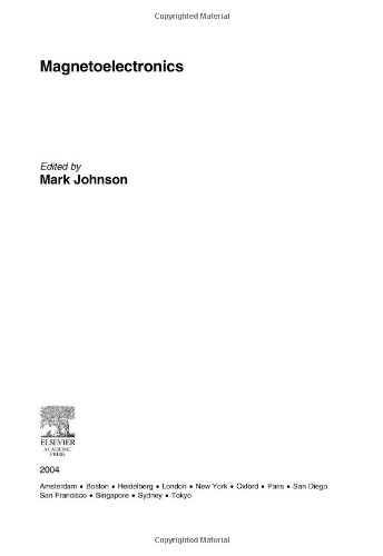 Magnetoelectronics Mark Johnson