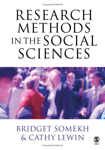 Research Methods In The Social Sciences 1st Edition Professor Bridget Somekh