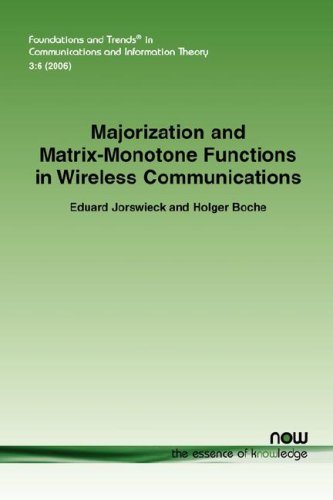 Majorization And Matrix Monotone Functions In Wireless Communications Eduard Jorswieck