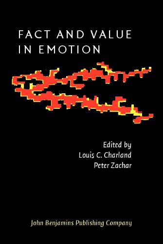 Fact And Value In Emotion 4th Edition Louis C Charland Peter Zachar