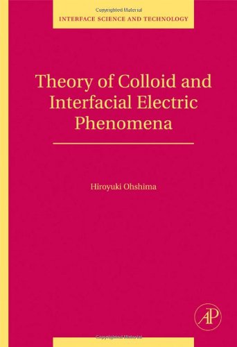 Theory Of Colloid And Interfacial Electric Phenomena Hiroyuki Ohshima Eds