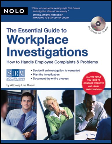 The Essential Guide To Workplace Investigations How To Handle Employee Complaints Problems Lisa Guerin Jd