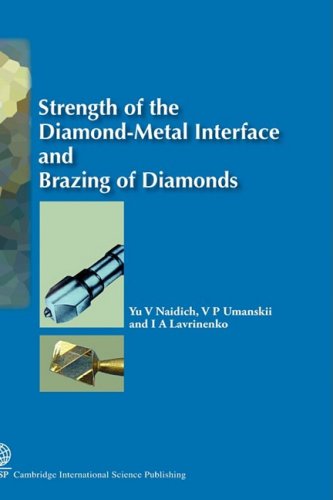 Strength Of The Diamondmetal Interface And Soldering Of Diamonds Yu I Naidich
