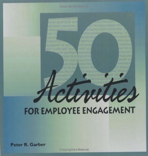 50 Activities For Employee Engagement Lslf Peter R Garber