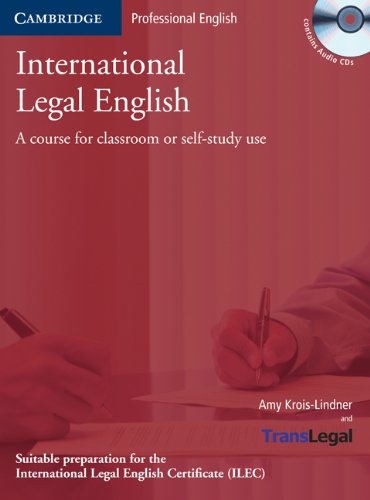 International Legal English Students Book 2nd Edition Amy Kroislindner