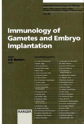 Immunology Of Pregnancy 1st Edition Udo R Markert