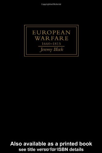 European Warfare 16601815 1st Edition Professor Jeremy Black