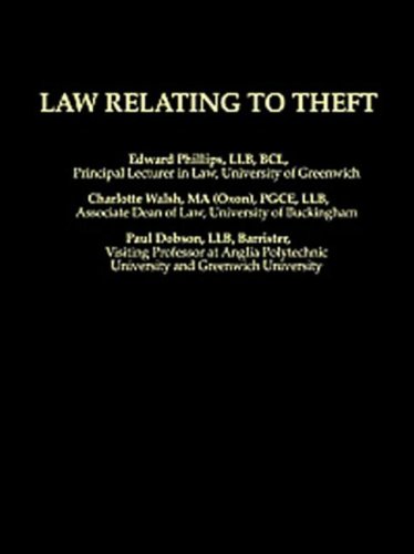 Theft 1st Edition C Walsh Edward Phillips P Dobson