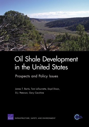 Oil Shale Development In The United States Prospects And Policy Issues 1st Edition James T Bartis