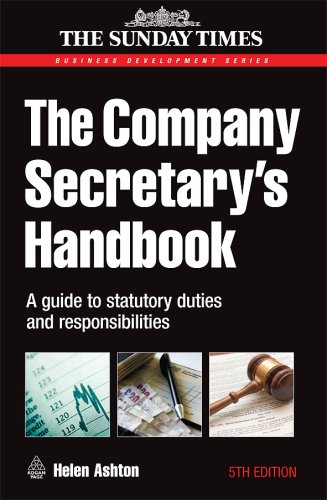 The Company Secretarys Handbook A Guide To Statutory Duties And Responsibilities 5th Helen Ashton