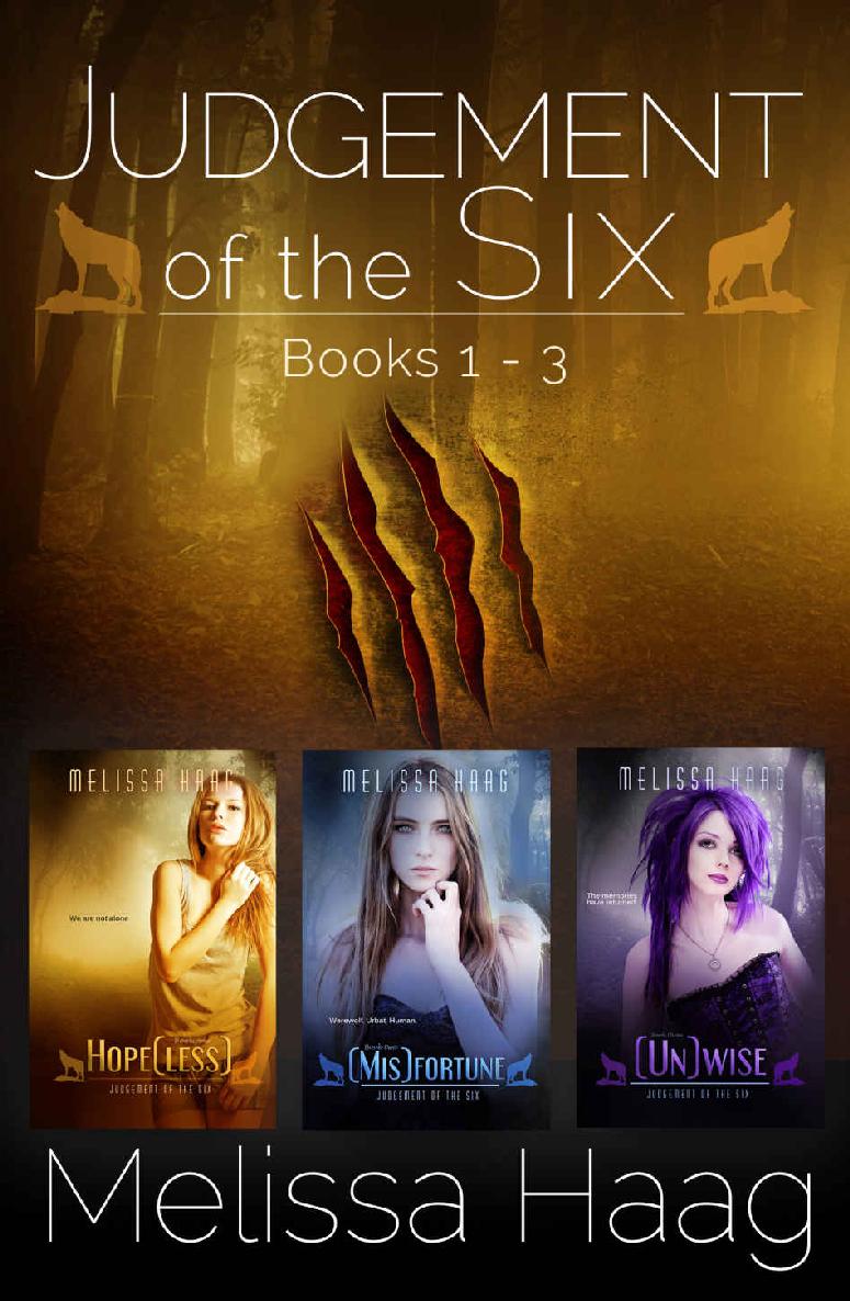 Judgement Of The Six Series Bundle Books 13 Melissa Haag Haag