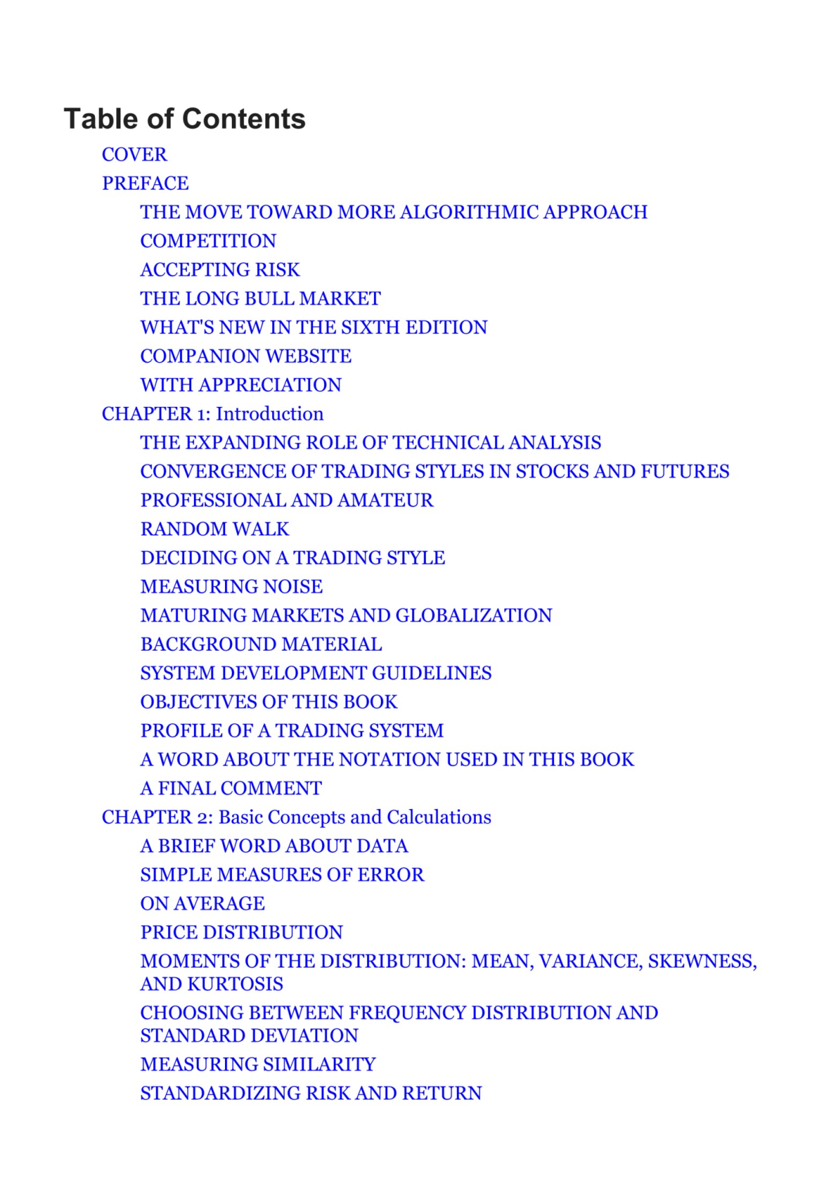 Trading Systems And Methods 6th Edition Perry J Kaufman