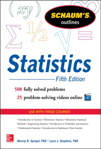 Statistics Fifth Edition Spiegel Murray Rstephens Larry J