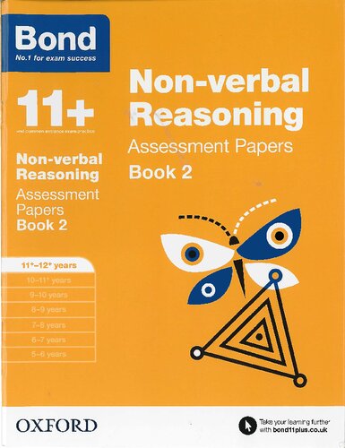 Bond 11 Nonverbal Reasoning Assessment Papers 1112 Years Book 2 1st Edition Nic Morgan