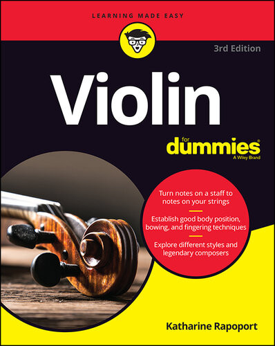 Violin For Dummies Book Online Video And Audio Instruction 3rd Edition Katharine Rapoport